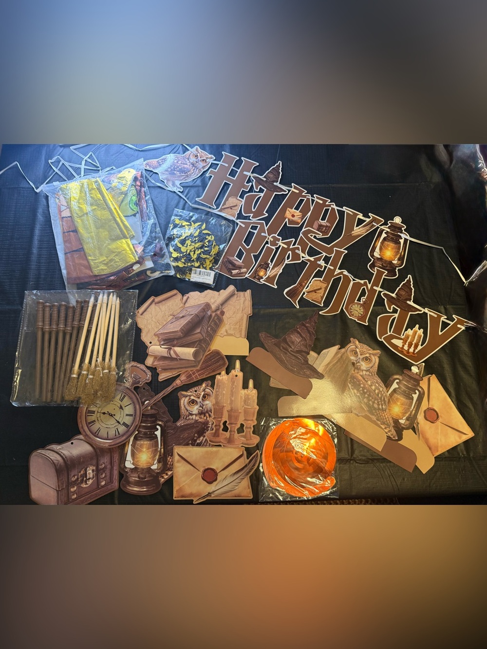 New Harry Potter Party Bundle Wizard Theme Decorations 12 Yr old/ 21 Yr old